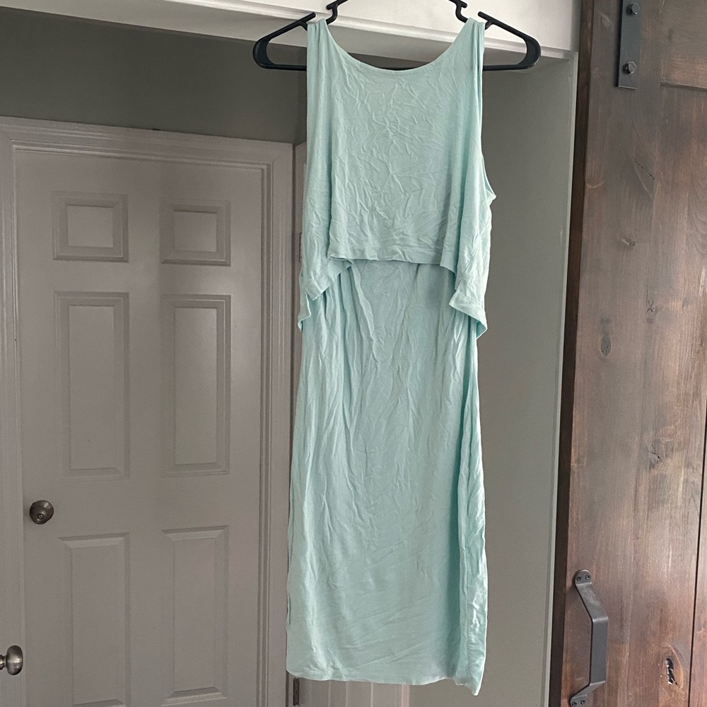 Mint colored dress